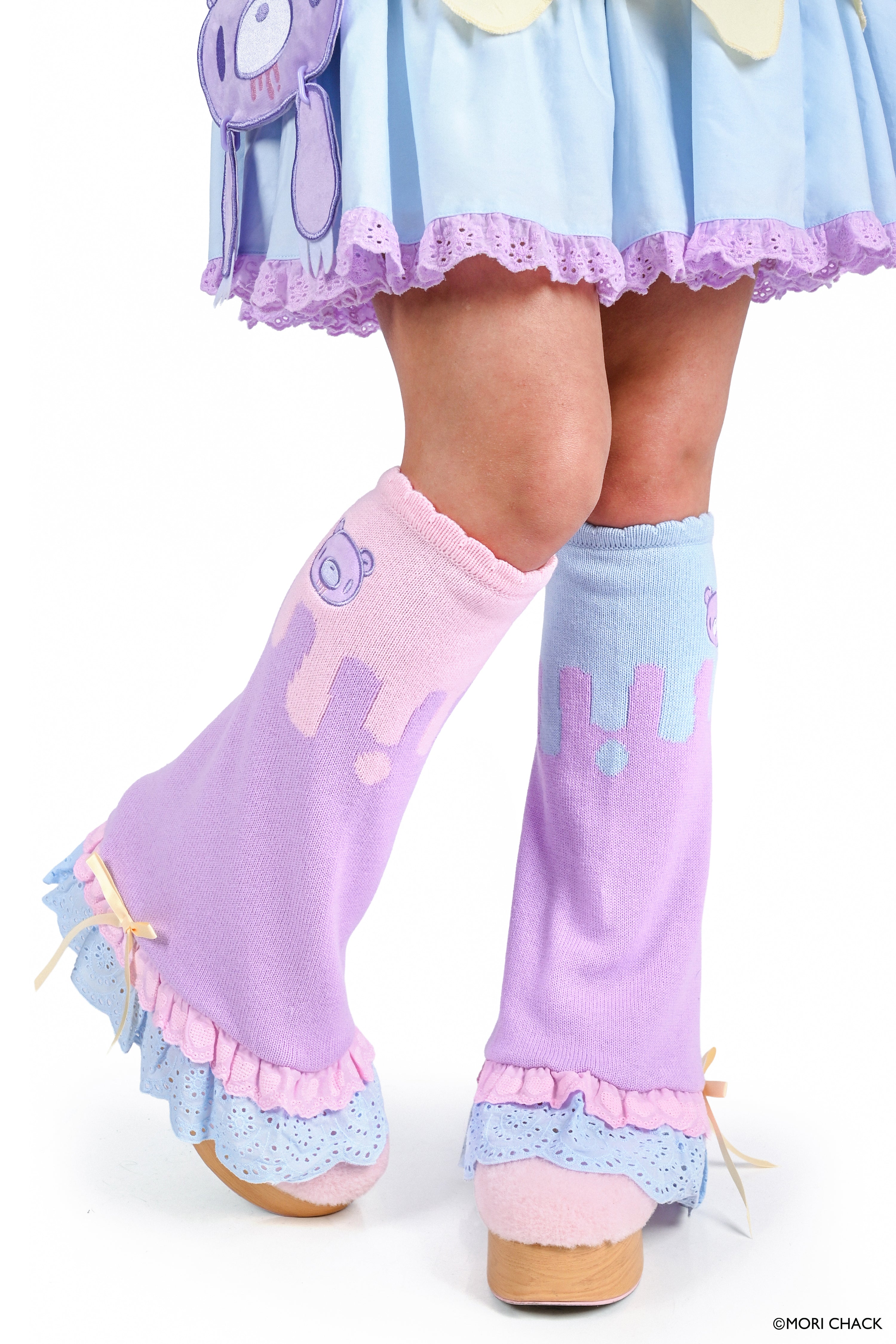 Gloomy Bear x My Violet  - Pastel Drip Legwarmers
